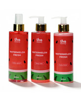 Combo Melancia: Body Splash + Loção Hidratante + Sabonete Líquido
